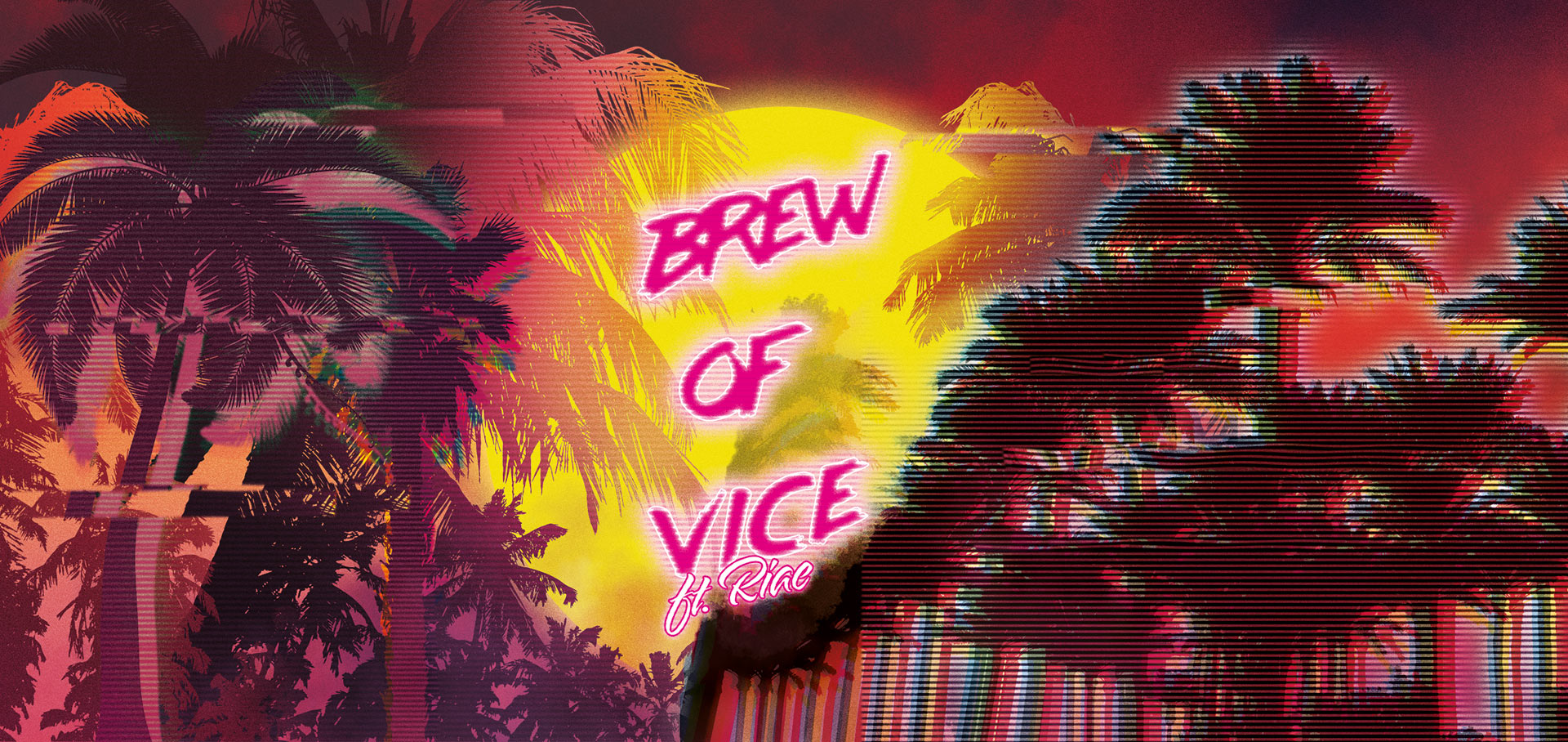 Projekt etykiet piwa „Brew of Vice”