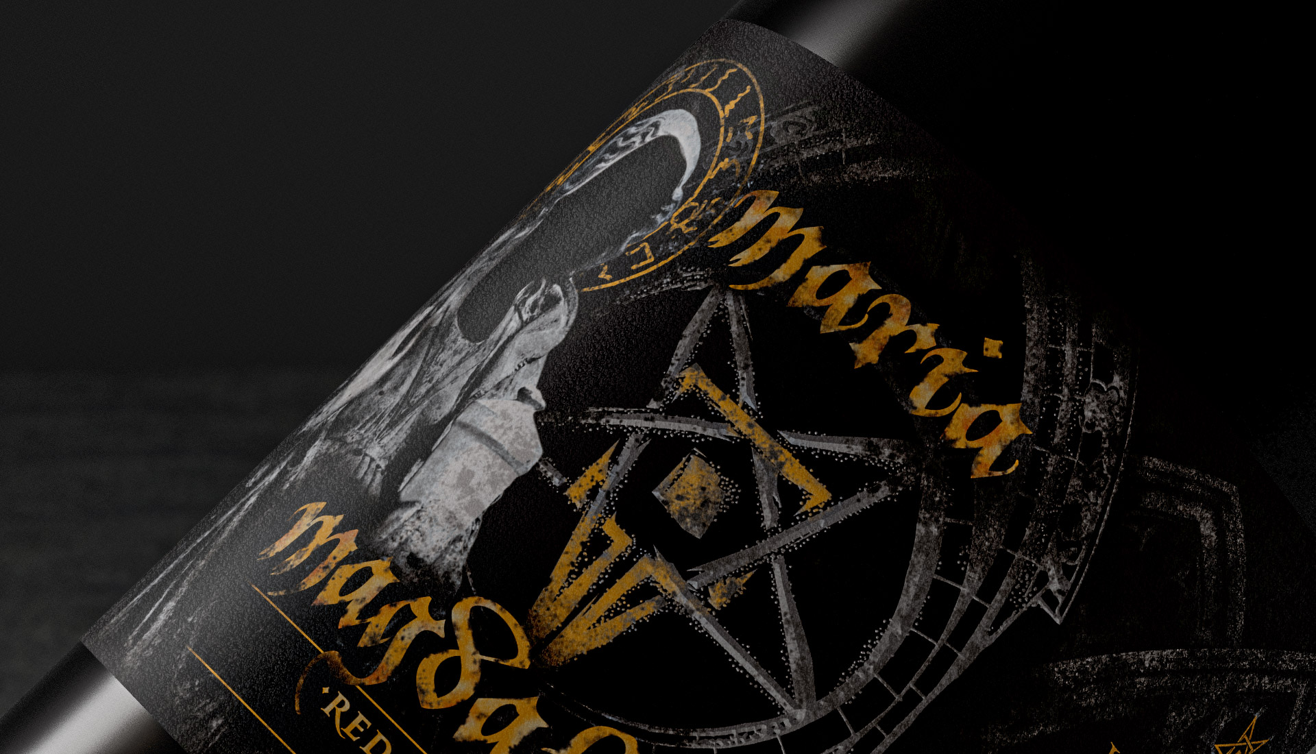 Projekty graficzny etykiet dla wina „Maria Magdalena”